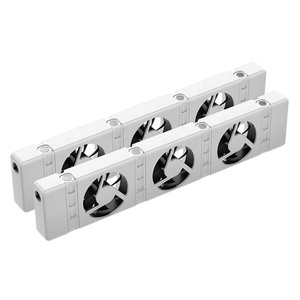 Tốc độ thoải mái 12V sạc đối lưu đôi tự động nhiệt tối ưu hóa dòng chảy hướng trục tăng cường tản nhiệt quạt thông gió Bộ đôi quạt làm mát - Product Image 1
