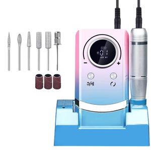 Nouvelle Ponceuse à Ongles Professionnelle V8 Rechargeable Portable 45000 tr/min, <span class=keywords><strong>Machine</strong></span> à Polir et à Retirer le <span class=keywords><strong>Vernis</strong></span>, Ponceuse à Ongles en Plastique pour Salon de Manucure - Product Image 1
