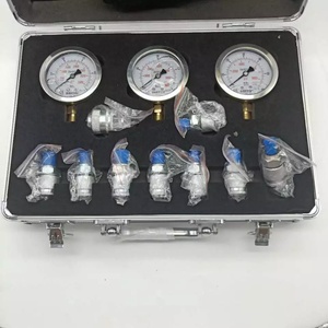 Juego de 3 Manómetros de Presión Hidráulica para Excavadora, Kit de Medición de Presión Hidráulica - Product Image 3