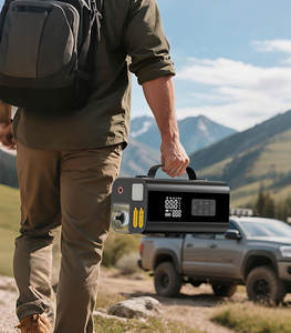 Démarreur de voiture multifonction <span class=keywords><strong>8</strong></span> en 1, pompe à air, gonfleur de pneus, batterie externe portable, lumière LED SOS, <span class=keywords><strong>booster</strong></span> d'urgence pour véhicules - Product Image 1