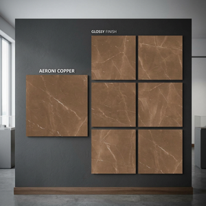 Carreaux de porcelaine brillants Vistaar Brand Alabaster Beige 800x800mm (80x80cm) aspect marbre pour sol et mur, Grenada - Product Image 6