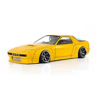 Kit carrosserie large en fibre de verre style PD compatible avec Mazda RX7 FD3S 1986-1991 : Pare-chocs, élargisseurs d'ailes, jupes latérales, diffuseur de phares
