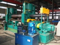 Machine à cintrer les tôles CNC à 3 rouleaux à commande hydraulique W11SNC, longueur maximale 3000 mm, épaisseur maximale 80 mm, équipement de pliage de tôles métalliques