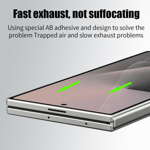 ฟิล์มกันรอยกระจกนิรภัยแบบใส 2.5D HD ความแข็ง 9H ป้องกันฟองอากาศ สำหรับ Galaxy Z Fold 7 และ Fold 8 ผลิตตามสั่งจากโรงงาน (OEM) - Product Image 4