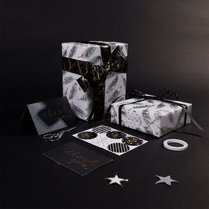 Rouleau de papier d'emballage d'emballage de série feuille d'anniversaire de haute qualité - Product Image 2