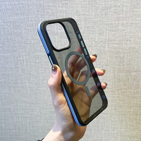 Protecteur antichoc caméra protection étui de téléphone portable pour iPhone 16 15 14 13 12 11 pro max étui magnétique de luxe