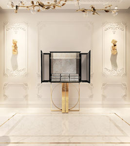 Meuble de bar de luxe, meuble de rangement haut de gamme, armoire à liqueur sur mesure, vitrine pour villa, hall d'hôtel, salle à manger - Product Image 6