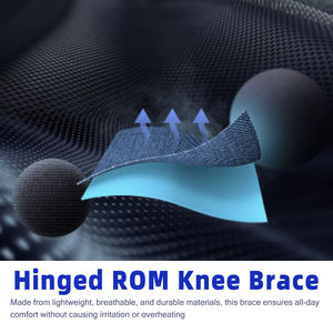Attelle de genou articulée en aluminium avec verrouillage d'angle, orthèse post-opératoire pour la rééducation des lésions du ménisque et des ligaments croisés antérieurs - Product Image 6