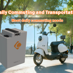 Batterie de vélo électrique Lezet haute densité énergétique 48V25Ah LiFePO4, 1000 cycles, température de fonctionnement de -20 à 55°C, compatible intelligent - Product Image 1