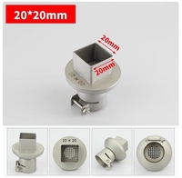 Nouveau pistolet thermique avec buses carrées, kit de soudage à air chaud et accessoires, fournitures de soudage et de brasage, spécifications de chaque type