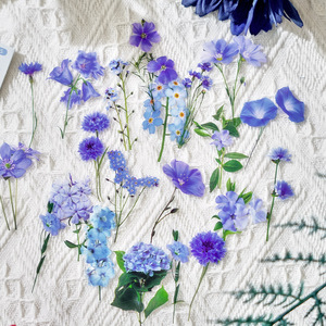40 autocollants par paquet, série florale romantique, autocollants créatifs sur le thème floral pour carnets de plantes - Product Image 2