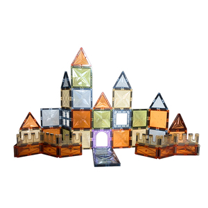 Diamond Magnetic Tiles Educational Plastic Girl Toys for Ages 3-8+ Frozen Birthday <strong>Gifts</strong> for 6-7 Year Olds Colorful - Product Image 4