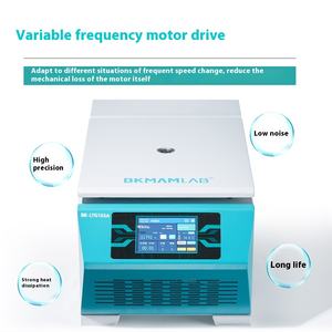 Laboratorio biológico de fábrica Centrífuga refrigerada de gran capacidad de alta velocidad Mesa industrial Sin flúor Bajo - Product Image 3