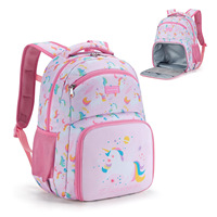 Sac à déjeuner 2-en-1 pour garçons de l'école primaire, classes 1 à 6, en microfibre isolante, simili cuir, sans fermeture