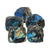 Pierres brutes de labradorite naturelle, cristaux bruts de labradorite bleue chatoyante, vente en gros de pierres précieuses brutes pour la guérison