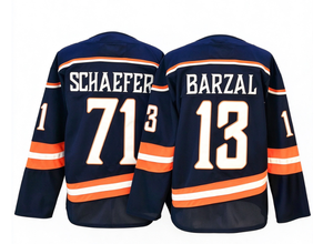 Maillot de hockey sur glace des Islanders de New York, Schaefer 71 Barzal 13, uniforme de hockey cousu pour hommes, chemise de sport - Product Image 1