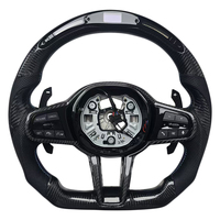 Volant de direction en fibre de carbone pratique avec LED, en promotion, pour BMW Série G M3 G20 G30 G80 M4 G82 M5 CS