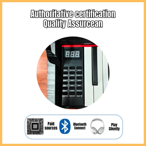 OEM/ODM Piano Digital Ponderado de 88 Teclas com Chip DREAM <span class=keywords><strong>5</strong></span>, 750 Tons, Bluetooth Duplo e Display LED | Fornecimento Direto de Fábrica - Product Image 2