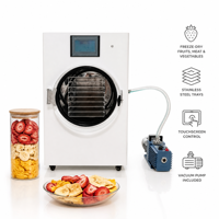 Offre Spéciale : Lyophilisateur Commercial 10-12KG, 2500W, 8 Plateaux, 0.92m², Machine de Lyophilisation Sous Vide, Prix Usine, Certifié CE