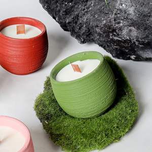 蜡烛杯容器空杯香薰浪漫香氛手工礼品厂家直销创意水泥VL033中国 - Product Image 4