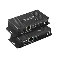 ORIGHT 164FT KVM USB Extender 60M 30M 4K 1080P Ethernet Cat 5e 6 Kabel Mouse Keyboard Audio Video Casing Aluminium Privat