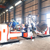 Robot de soudage équipé d'un système de vision 3D pour la fabrication de structures en acier