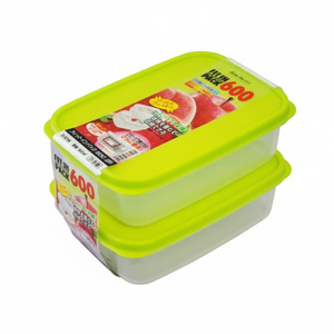 Confezione da 2 centesimi 600 contenitore per alimenti verde - Product Image 1