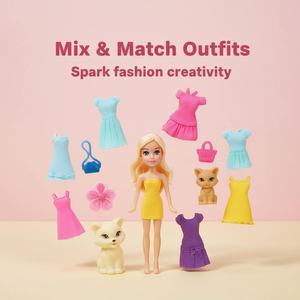 Jouets pour filles Jinming, poupées mignonnes de 3,5 pouces avec vêtements et accessoires, ODM/OEM - Product Image 5