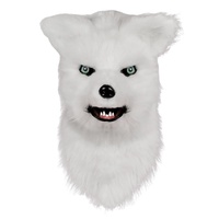 Masques de tête de renard en latex à bouche mobile, costumes d'Halloween pour adultes, masques d'animaux en fourrure, masques effrayants pour Noël