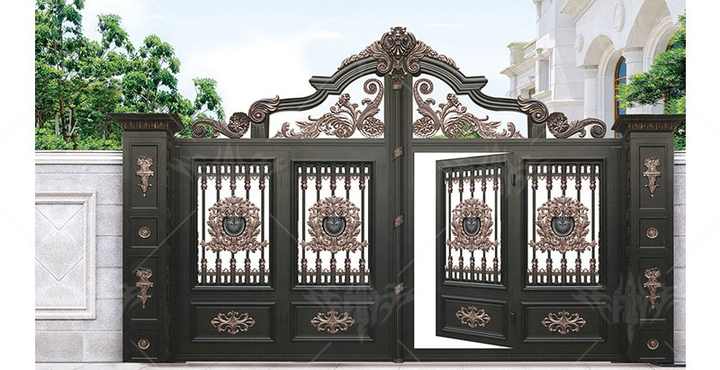 Custom Aluminum Gate Door Private Gate Slide Door Aluminum Garden Gates ...