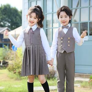 Nhà Máy Giá Trường Tiểu Học Bộ Đồng Phục, Girls 'Dresses, Mẫu Giáo Đồng Phục Trường Đại Học Phong Cách Hiệu Suất Trang Phục - Product Image 4