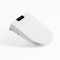 Nouveau modèle 2026 amélioré, couvercle de siège de toilette intelligent à chauffage instantané et automatique en forme de V, en matériau PP redessiné