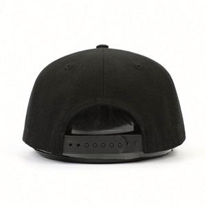 Casquette Snapback Homme 6 Panneaux Noire Structurée 100% Coton Brodé de Qualité Supérieure – Idéale pour la Promotion - Product Image 4