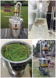 Équipement de distillation distillateur d'huile essentielle en acier inoxydable/huiles de rose machine d'extraction d'huile de graines de grenade - Product Image 5