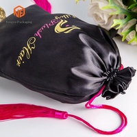 Sacs en satin avec logo personnalisé pour l'emballage de bagues, bracelets, colliers, bijoux, coffrets cadeaux et présentation en magasin