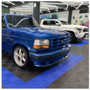 Tapis de sol en plastique PP Tianfu 40*40*2cm, dalles de sol de garage, revêtement de sol en plastique à emboîtement pour carwash - Product Image 2