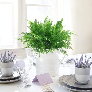 Lot de plantes artificielles de fougère, 30cm-100cm, vert, haute simulation, décoration de bureau intérieure - Product Image 1