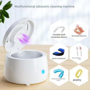 เครื่องทำความสะอาดฟันยูวีแบบพกพาที่มีประสิทธิภาพสูงสำหรับการทำความสะอาดและฆ่าเชื้อฟันปลอมและหัวแปรงสีฟัน - Product Image 2