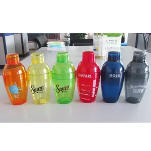 Personalizado colorido plástico Cocktail Shakers plástico shaker garrafa coqueteleira para Bar Club ktv