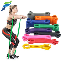 Bandas de Resistencia YETFUL con Logotipo Personalizado, Juego de Bandas Elásticas de Alta Resistencia para Ejercicios de Estiramiento y Fitness