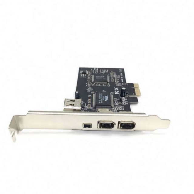 PCIe with 6Pins FIREWIRE 400 PCI-E IEEE 1394 CARD CHIPSET WORK WIN7 MAC OS