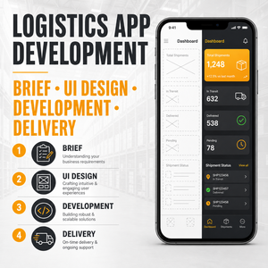 Gestion de la logistique personnalisée, solutions d'applications de gestion de la logistique pour iOS et Android avec suivi GPS, gestion des envois, LionCreate - Product Image 4