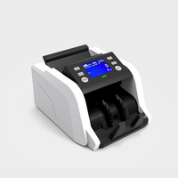 Compteur de billets de banque à chargement arrière de qualité bancaire avec écran tactile couleur TFT de 3,5 pouces, vitesse de comptage de 900 à 1200 pièces/min, tri automatique, multi-devises
