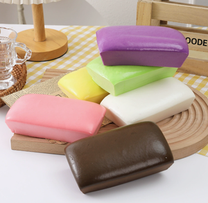 Jouet sensoriel anti-stress en PU à rebond lent, doux, collant et moelleux, sensation agréable pour les mains, cadeau promotionnel personnalisé OEM - Product Image 1