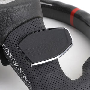 Volant en fibre <span class=keywords><strong>de</strong></span> carbone personnalisé style RS semi-perforé pour <span class=keywords><strong>AUDI</strong></span> A7 Q5L Q3 Q5 Q7 <span class=keywords><strong>Q8</strong></span> RSQ3 RSQ5 RSQ7 RSQ8 B9 B8 - Product Image 2