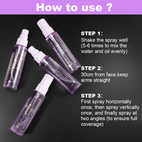 Spray Fijador de Maquillaje Vegano Mineral, Natural, Translúcido, de Larga Duración, Resistente al Agua, Marca Privada Personalizada OEM