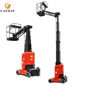 Plateforme élévatrice verticale compacte à mât télescopique électrique pour l'entretien intérieur et extérieur - Product Image 5