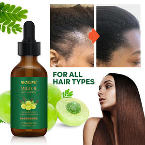 Nuovo Olio Essenziale Puro Anticaduta, Olio Naturale Organico di <span class=keywords><strong>Amla</strong></span> per la Crescita dei <span class=keywords><strong>Capelli</strong></span> e il Trattamento della Calvizie - Product Image 5