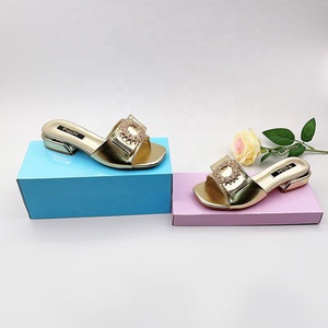 Nouvelles sandales d'été pour femmes, légères, de créateur, en cuir PU, à bout plat, pour la plage - Product Image 6