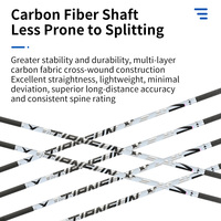 SPG Tir à l'arc 4.2mm Carbone Flèche Droite Recurve Longbow Composé Arc Métal Flèche Turquie Plume Cible Chasse Pratique